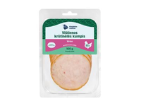 KLAIPĖDOS virtas pjaustytas vištos krūtinėlės kumpis, a. r., 100 g