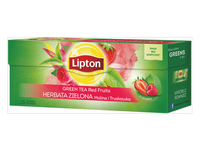 Žalioji arbata su avietėmis ir braškėmis LIPTON, 20 vnt., 28 g