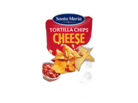 Kukurūzų traškučiai SANTA MARIA, su sūriu, 185 g