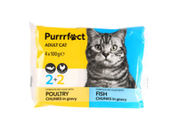 Kač. ėdalas su žuv. paukšt. PURRRFECT, 4x100g