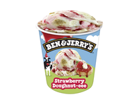 Valgomieji ledai BEN&JERRY'S, braškių skonio, 393 g