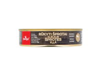 Rūkyti šprotai aliejuje BANGA, 160 g 