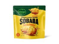 Koriejietiško stiliaus Sobaba vištienos gabaliukai BIBIGO, su soja ir medumi, 250 g