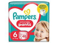 Sauskelnės-kelnaitės PAMPERS Pants, Giant Pack, 6 dydis, 48 vnt.