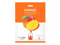 5C CURE lakštinė veido kaukė su mangų ekstraktu, 1 vnt.