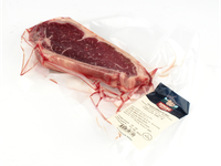 Sausai brandintas 30d+ jautienos nugarinė, DOMINO ANGUS,su kaulu, ~600 g