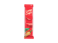 Traškus užkandis LONG CHIPS, sald. aitriųjų paprikų skonio, 75 g