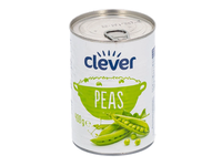 Konservuoti žalieji žirneliai CLEVER, 400 g
