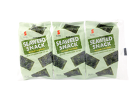 Jūrų dumblių užkandis SAMLIP, vasabio skonio (3 x 4 g), 12 g