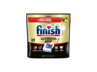 Indaplovių indų ploviklio kapsulės Finish Ultimate Plus Fresh, gaivaus kvapo, 24 vnt.