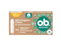 Tamponai O.B. ORGANIC NORMAL, 16 vnt., 16 vnt.