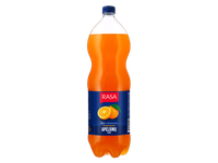 Gazuotas gaivusis gėrimas RASA, apelsinų skonio, 2 l D