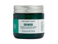 THE BODY SHOP EDELWEISS BOUNCY SLEEPING naktinė veido kaukė, 75 ml