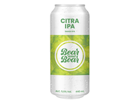 Alus CITRA IPA BEAR & BOAR, 5,5 %, 0,44 l