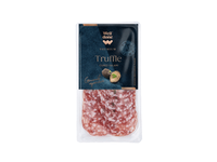 Vytintas saliamis WELL DONE PREMIUM su trumais, pjaustytas, nerūšinis gaminys, 80 g