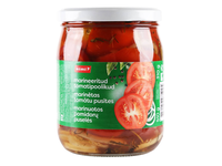 Marin. pomidorų puselės RIMI, 510 g / 310 g