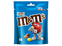 Dražė M&M'S su traškiu ryžių įdaru, 187 g