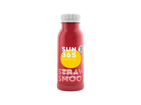 Nepasterizuotas braškių glotnutis SUN 365, 250 ml