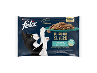 Koncervuotas kačių ėdalas FELIX Ocean Selection , rinkinys, 4x80g