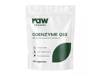 RAW POWDERS maisto papildas KOFERMENTAS Q10 100 mg, 60 kaps.
