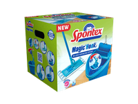 Grindų plovimo rinkinys SPONTEX Magic Hook, 1 vnt.