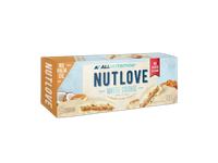 Kokosiniai sausainiai NUT LOVE su karamele ir žemės riešutais, aplieti pieniniu glaistu,  128 g