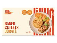 Šaldyti kepti JŪRATĖS kotletai DONE COOKIN, 2 vnt., 250 g