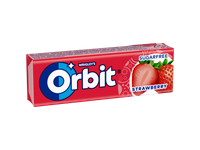 Kramtomoji guma ORBIT Strawberry Stickpack, 14 g