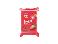 Varškės sūrelis su braškėmis WELL DONE, 7,2 % rieb., 100 g