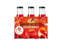 Gazuotas gėrimas SAN BENEDETTO BITTER ROSSO, 0,098L x 6 butelis