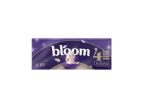 Vienkartinės nosinaitės BLOOM DELUXE 4 sl, 10 pak. x 10 vnt.
