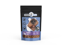 Triušienos kąsneliai YUMZZYBITES, šunims, 75g