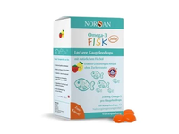 NORSAN OMEGA-3 FISK JELLY braškių/citrinų skonio guminukai, N120