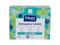 Tabletės indaplovėms Mayeri 40vnt. All in One