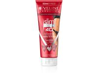 Koncentruotas termoaktyvus kremas-serumas kūno linijoms koreguoti EVELINE SLIM EXTREME 4D, 250ml