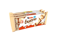 Vafliniai batonėl. KINDER BUENO WHITE, 117 g