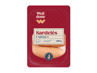 Virtos kiaulienos sardelės WELL DONE, a. r., 400 g