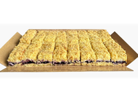 Šaldytas varškės pyragas su mėlyniu įdaru (16vnt x ~170g), 2,72kg