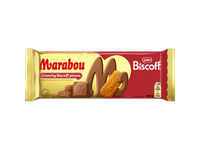 Pieninis šokoladas MARABOU, su Biscoff sausainiais, 160 g