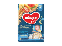 Košė MILUPA,pieno,visų grūdo dalių,su braškėmis,8+ mėn.,250g, 250 g