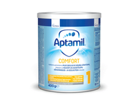 Pradinio maitinimo pieno mišinys APTAMIL COMFORT 1, 400 g
