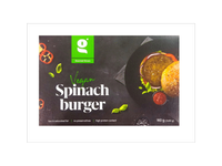 Kepti veganiški špinatų kepsniai GOURMET GREEN, 160 g