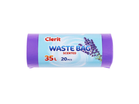 Šiukšlių maišai, arom. CLERIT, 35 l, 20 vnt.
