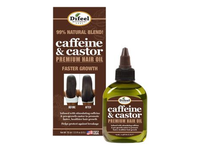 DIFEEL CAFFEINE & CASTOR PREMIUM plaukų aliejus, 75 ml