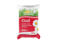 Pusriebė varškė FARM MILK, 9 % rieb., 180 g