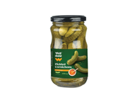 Marinuoti agurkėliai WELL DONE su medumi, 340 g