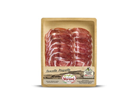 Vytinta kiaulienos šoninė VERONI Pancetta, sukta, griežinėliais, 70 g