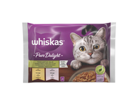 Kačių ėdalas WHISKAS MIXED CASSEROLE, 4 x 85g