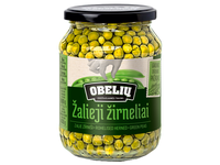 Konservuoti žalieji žirneliai OBELIŲ, 690g