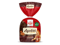 Juoda ruginė raikyta AGOTOS duona, 375 g